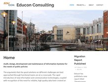 Tablet Screenshot of educon.biz